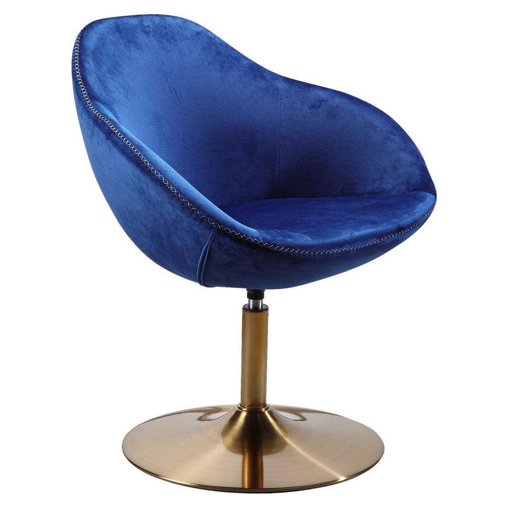 Carryhome LOUNGESESSEL Samt Blau