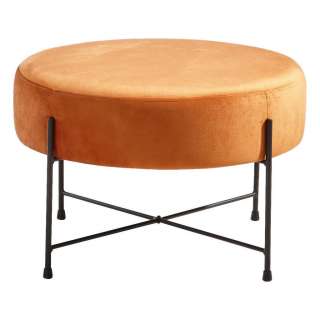 Landscape HOCKER Samt Mehrfarbig