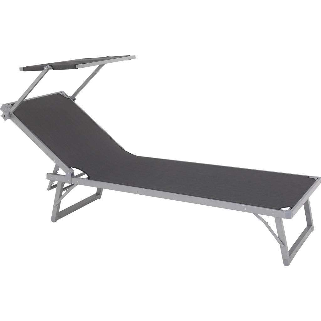 Ambia Garden GARTENLIEGE Aluminium pulverbeschichtet Grau