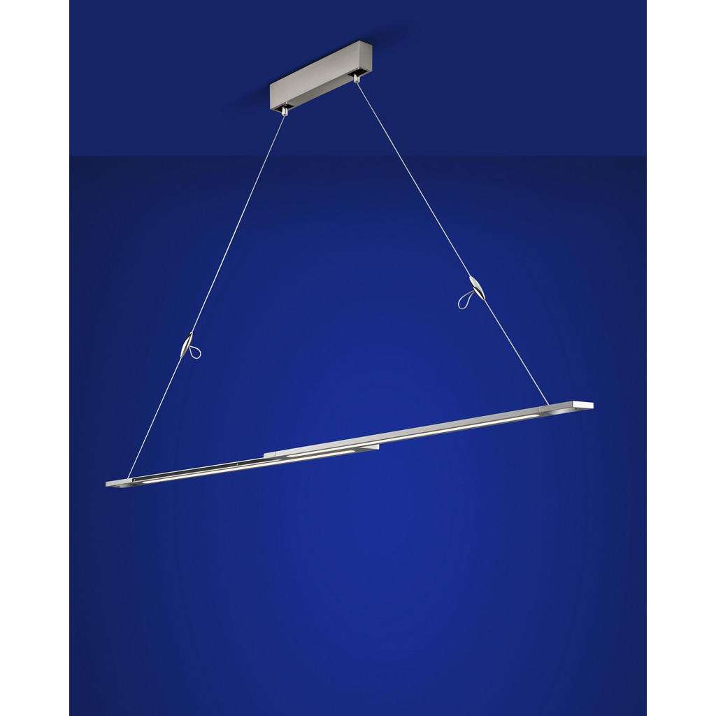 XXXL LED-HÄNGELEUCHTE, Weiß, Silber