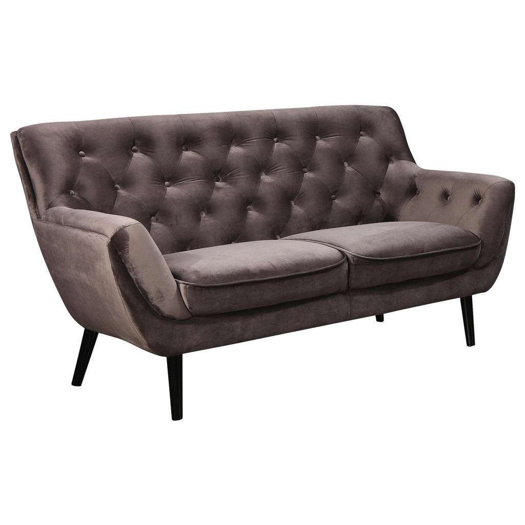 Stylife ZWEISITZER-SOFA Samt Weiß