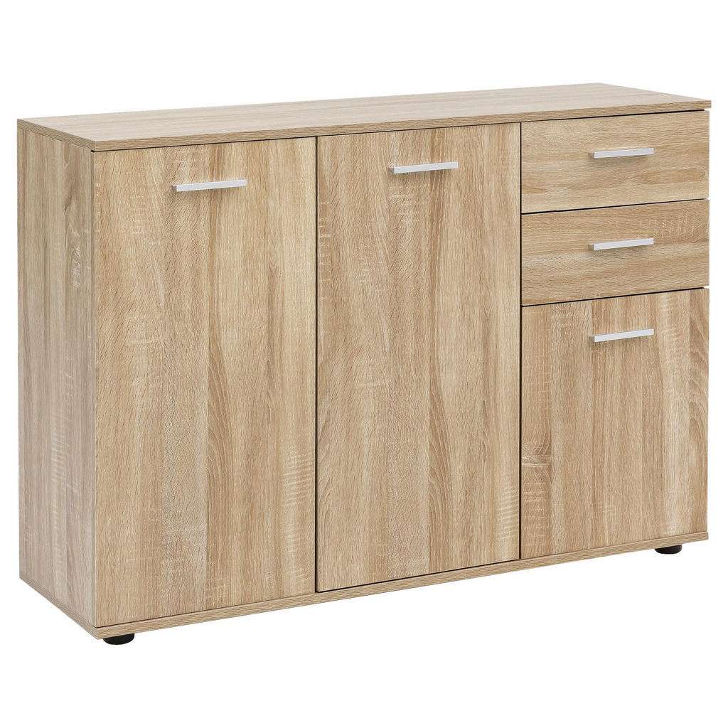 Carryhome KOMMODE lackiert, melaminharzbeschichtet Beige