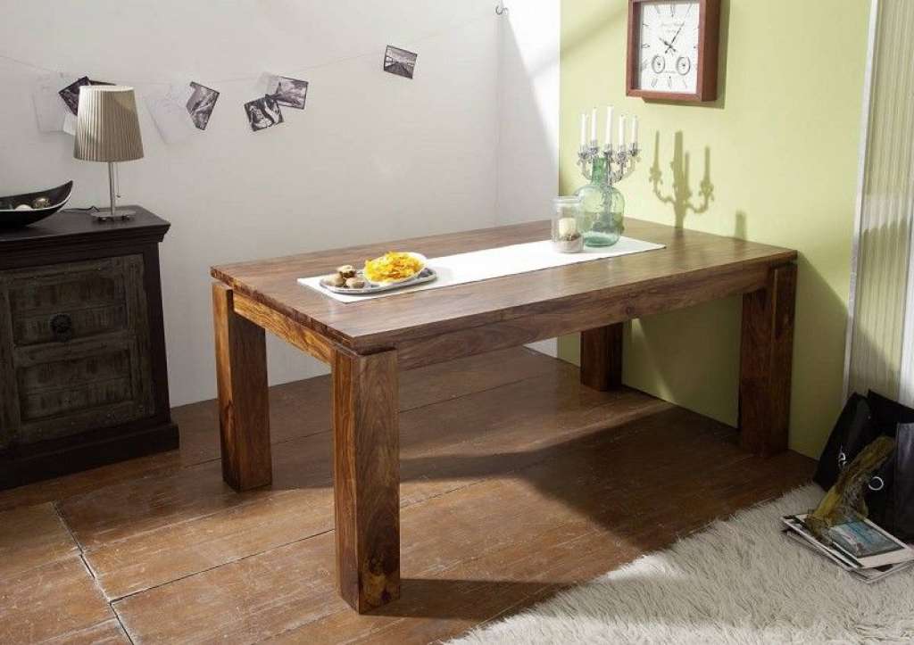 Esstisch Sheesham 220x100x76 life honey lackiert METRO LIFE #181