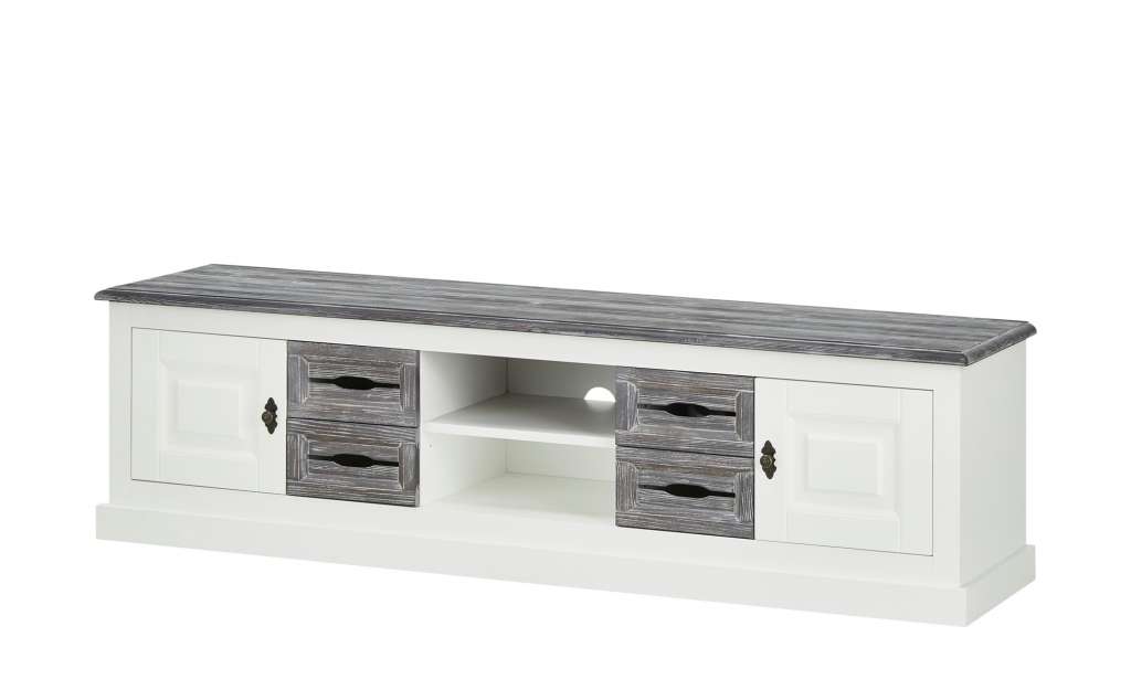 maison bleue Lowboard  Cabana ¦ weiß ¦ Maße (cm): B: 180 H: 50,2 T: 45 Kommoden & Sideboards > Lowboards - Höffner
