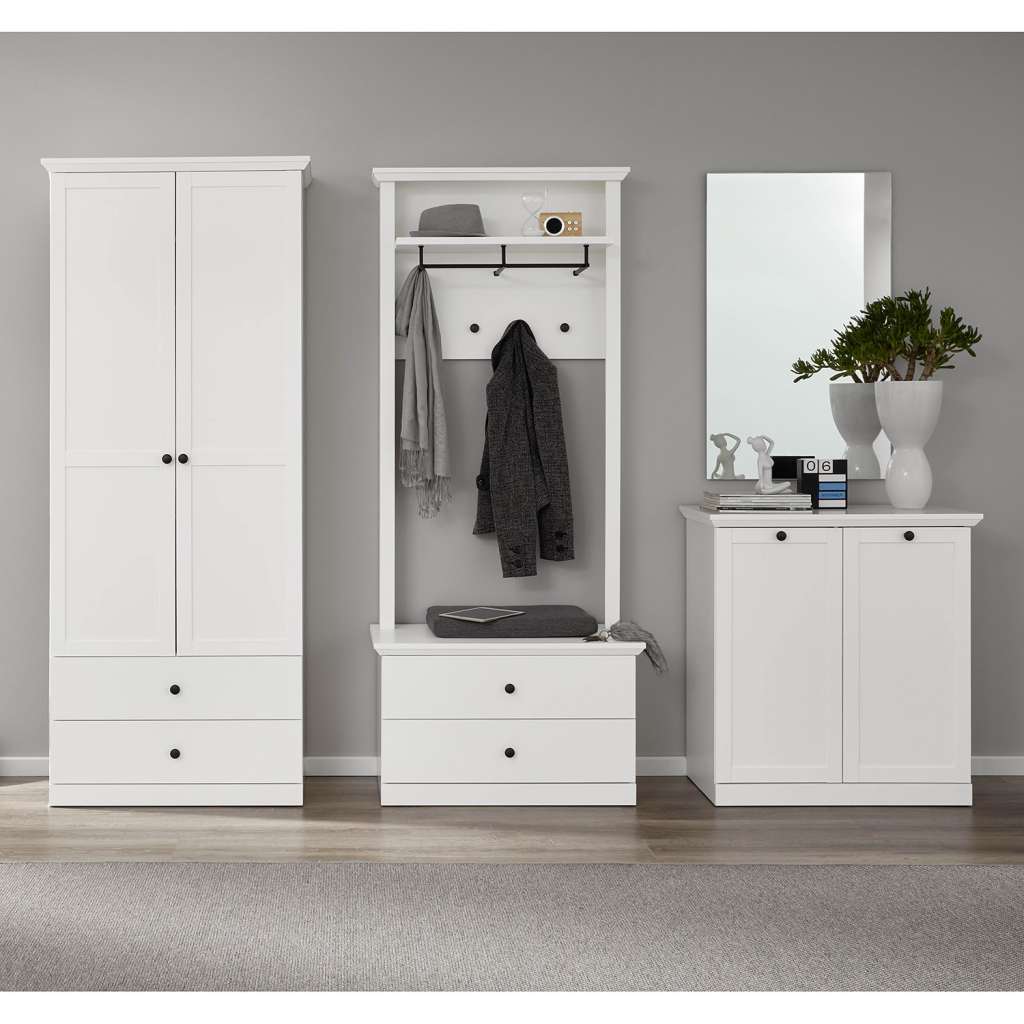 home24 Garderobenset Baxter I (4-teilig)