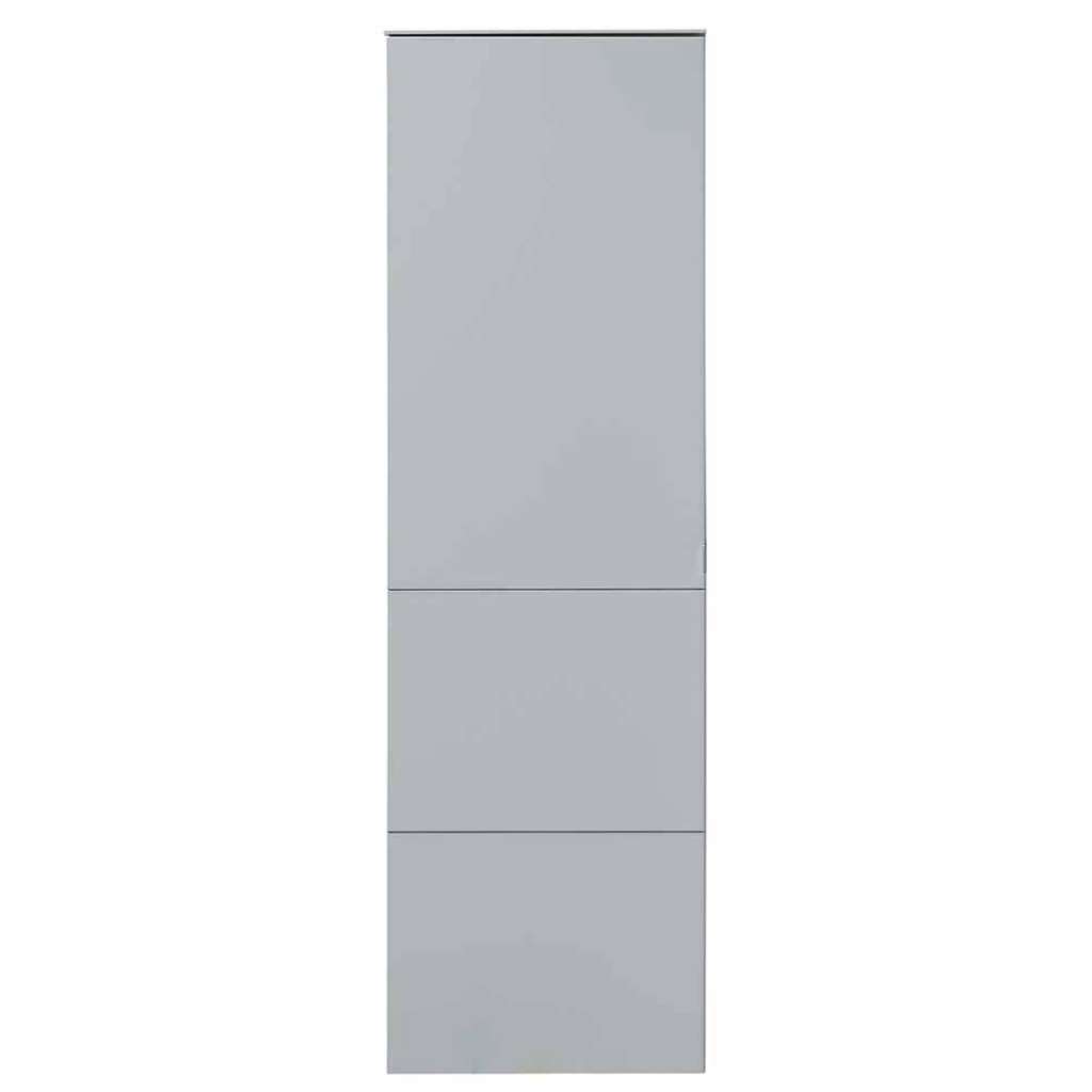 Garderobenschrank in Lichtgrau 55 cm breit