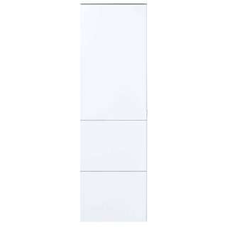 Dielenkleiderschrank in Weiß 55 cm breit