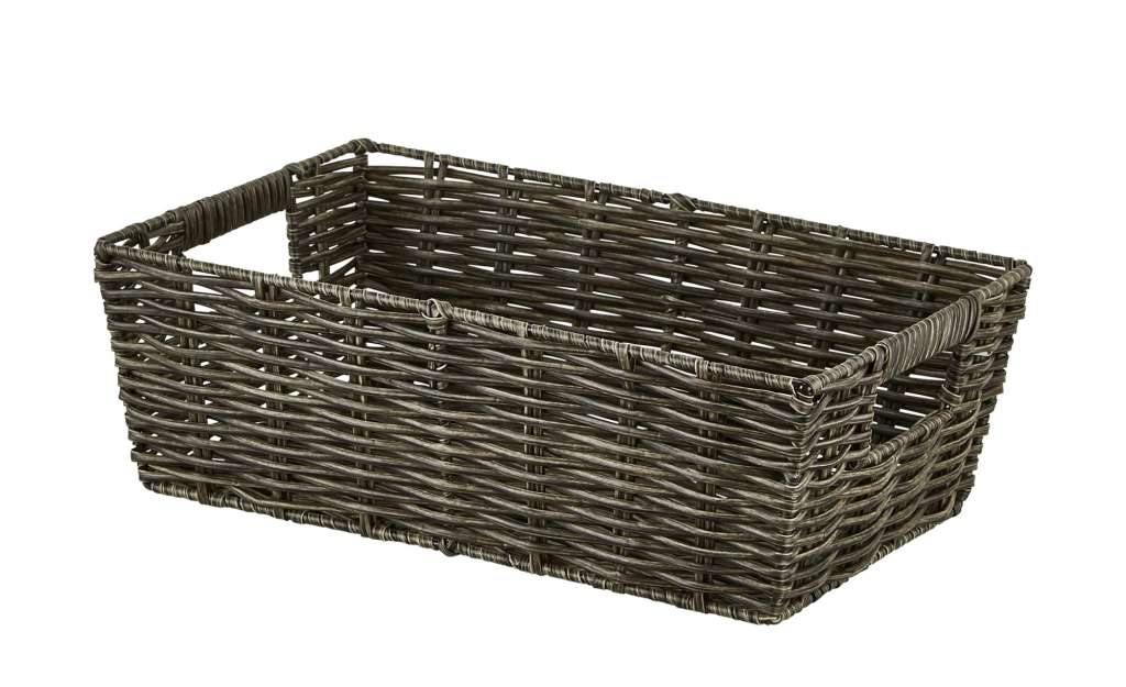 Aufbewahrungskorb ¦ grau ¦ Kunststoff ¦ Maße (cm): B: 30 H: 20 T: 10 Regale > Regal-Aufbewahrungsboxen - Höffner