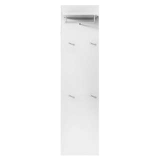 Wandgarderobenleiste in Weiß 40 cm breit