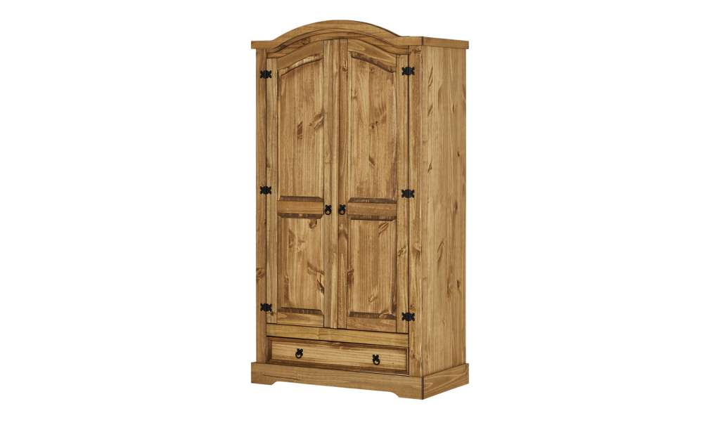 Kleiderschrank, 2-türig  Veracruz ¦ holzfarben ¦ Maße (cm): B: 100 H: 193 T: 58 Schränke > Schranksysteme - Höffner
