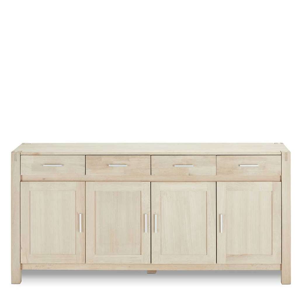 Anrichte in Eiche Bianco geseift 4-türig