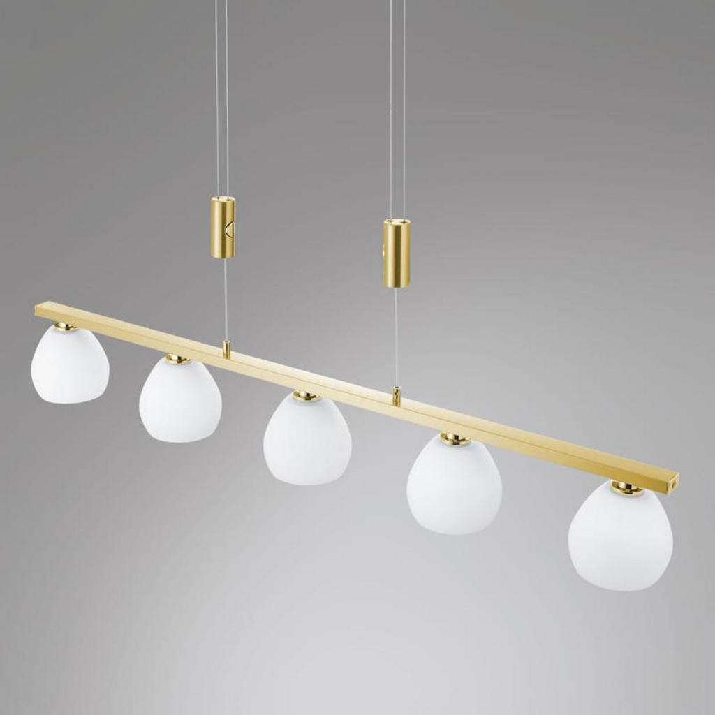 XXXL LED-HÄNGELEUCHTE, Weiß, Gold