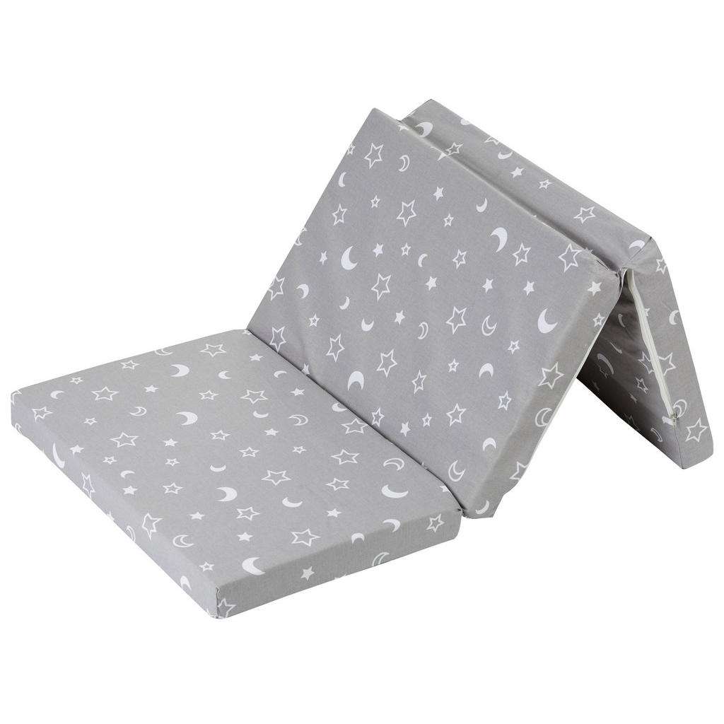 Alvi REISEBETTMATRATZE Kaltschaumkern 60/120/6 cm, Grau