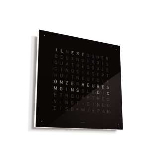 Biegert&Funk - Qlocktwo - französisch - schwarz - indoor