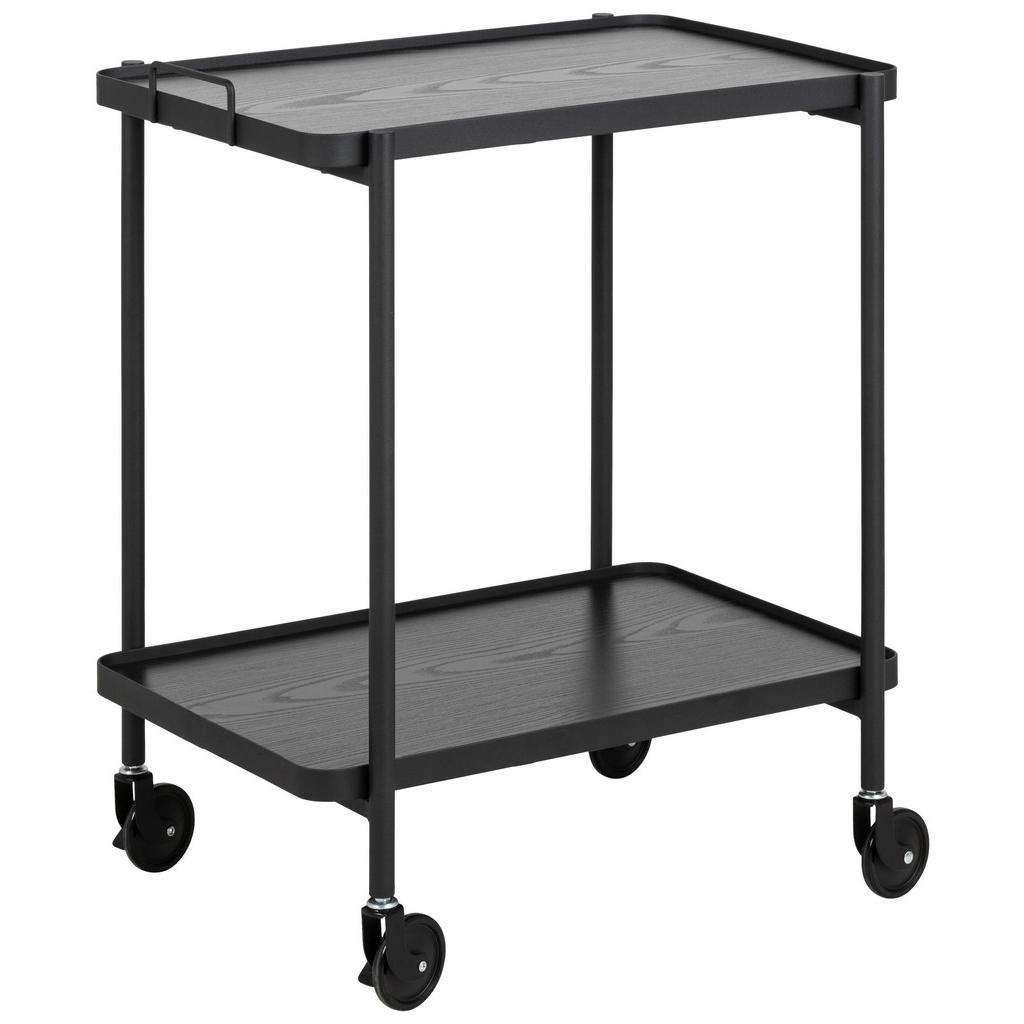 Carryhome SERVIERWAGEN Melamin Schwarz