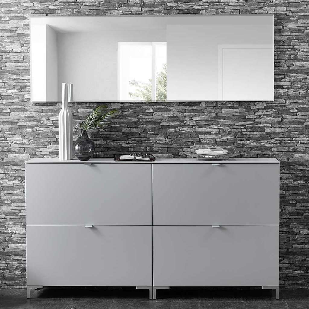 Flurmöbel Set in Lichtgrau modern (3-teilig)