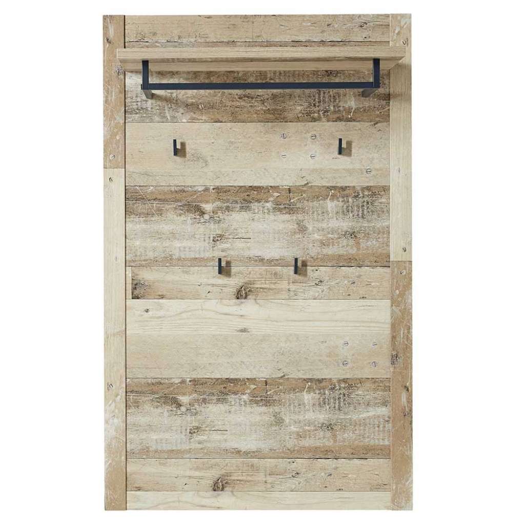 Hängegarderobe in White wash Altholz Optik Loft Design