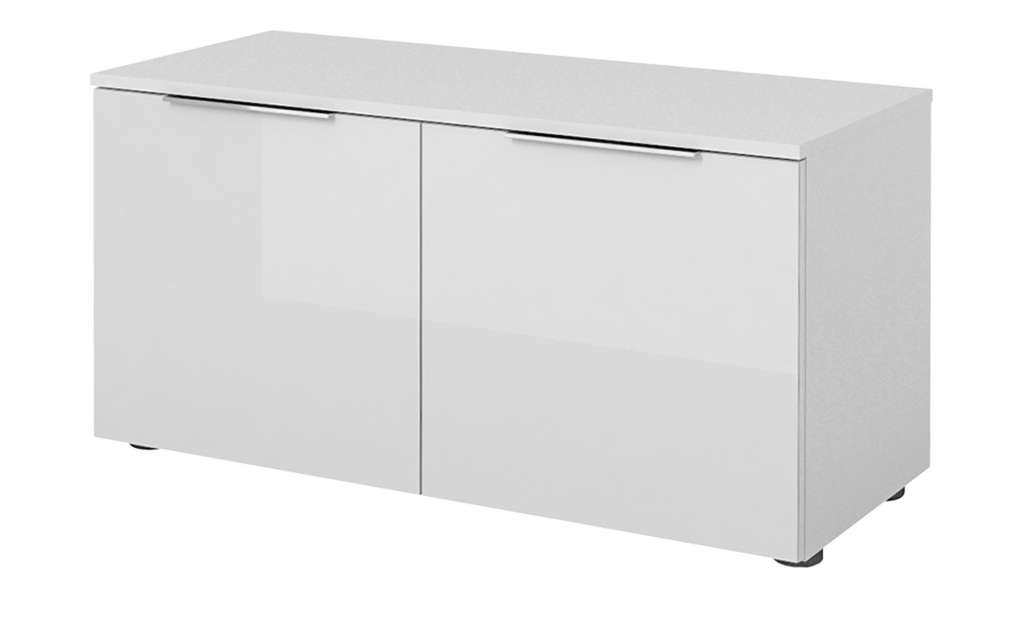 Garderobenbank  Vitreo ¦ weiß ¦ Maße (cm): B: 90,2 H: 46,4 T: 40 Garderoben & Kleiderstangen > Garderobenbänke & Schuhbänke - Höffner