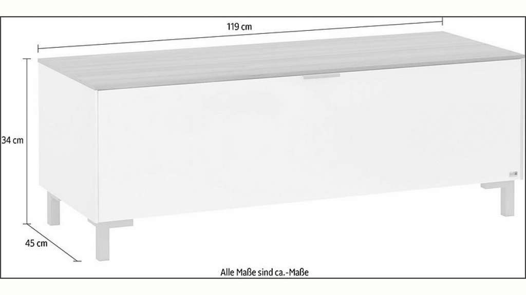 set one by Musterring Lowboard »Chicago«, mit 1 Klappe