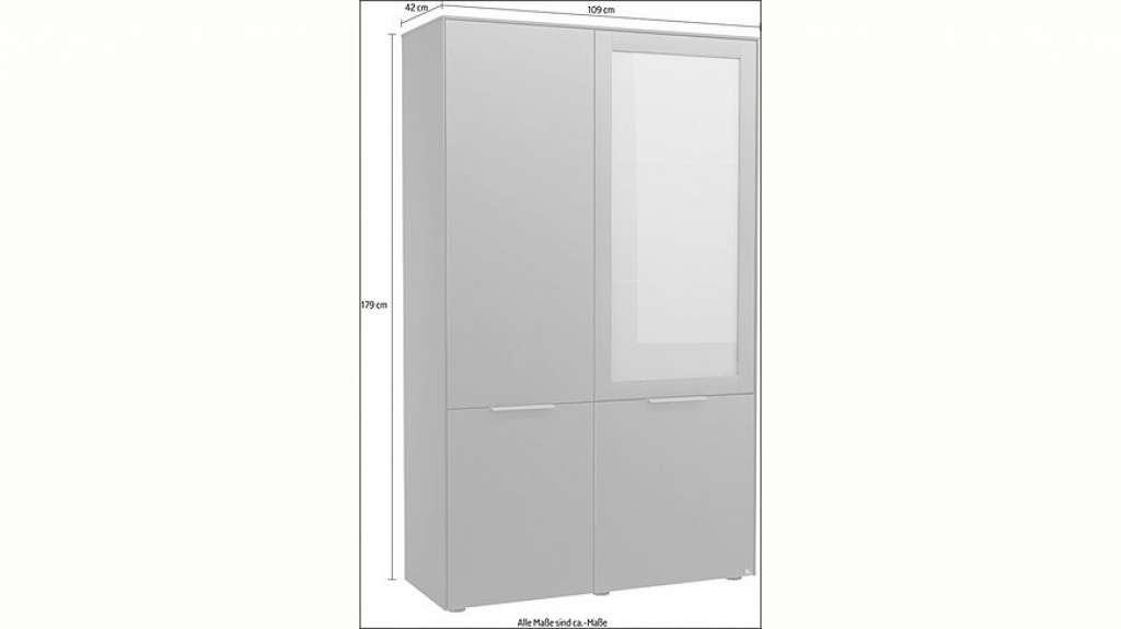 set one by Musterring Vitrine »Chicago« mit Soft-Close-Funktion