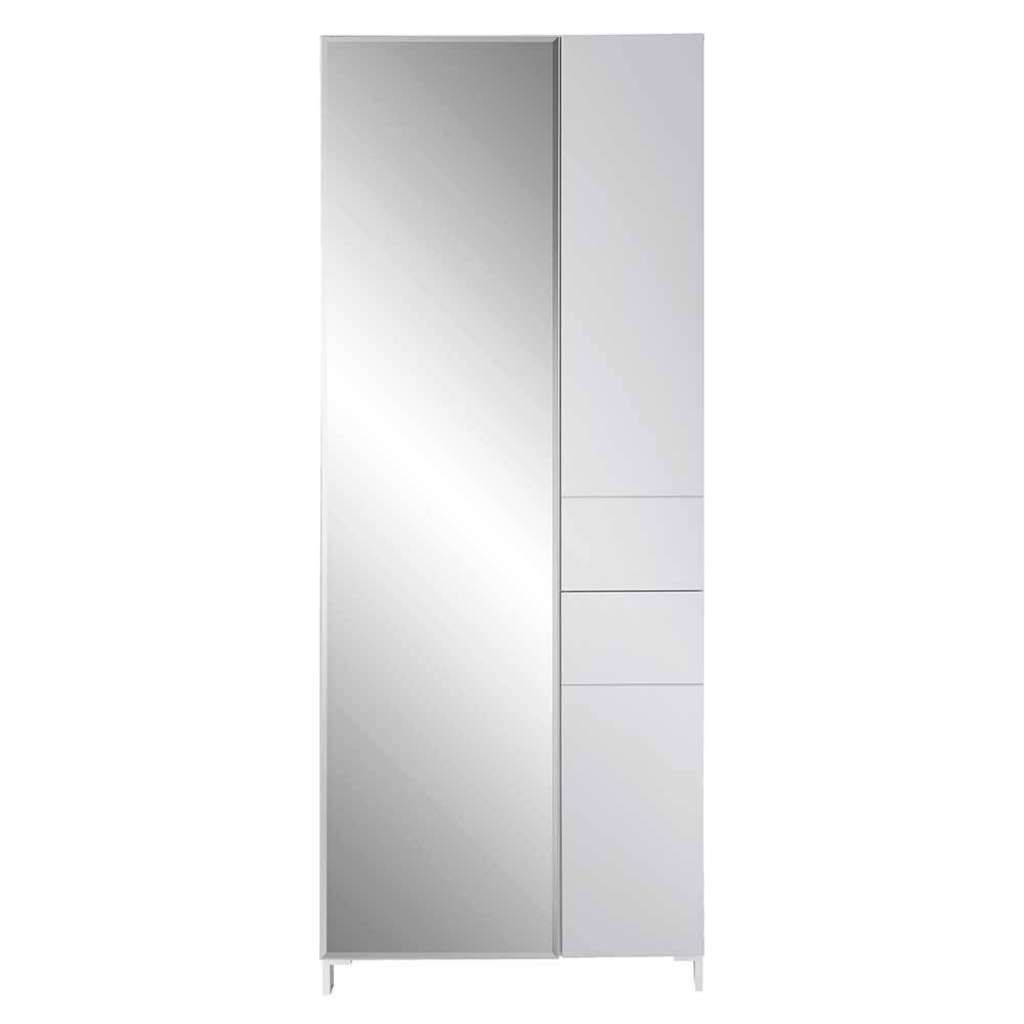 Dielenschrank in Lichtgrau 80 cm breit