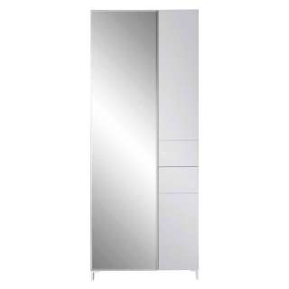 Dielenschrank in Lichtgrau 80 cm breit