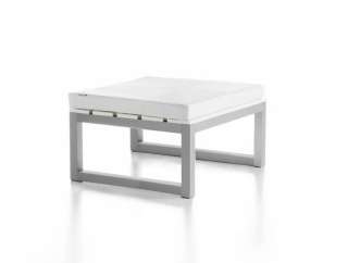Gandia Blasco - Pouf Saler Taburett - eloxiert - outdoor