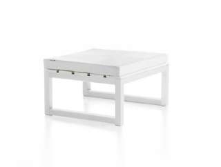 Gandia Blasco - Pouf Saler Taburett - weiß - outdoor