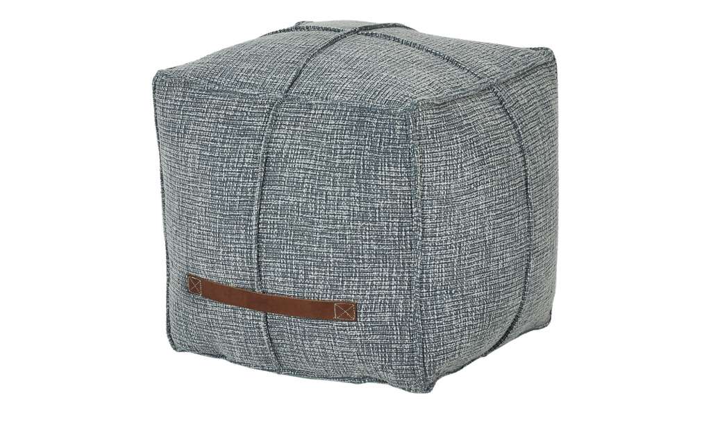 HOME STORY Sitzpouf ¦ grün ¦ 100% Urethansschaum ¦ Maße (cm): B: 40 H: 40 T: 40 Heimtextilien > Kissen > Bodenkissen - Höffner