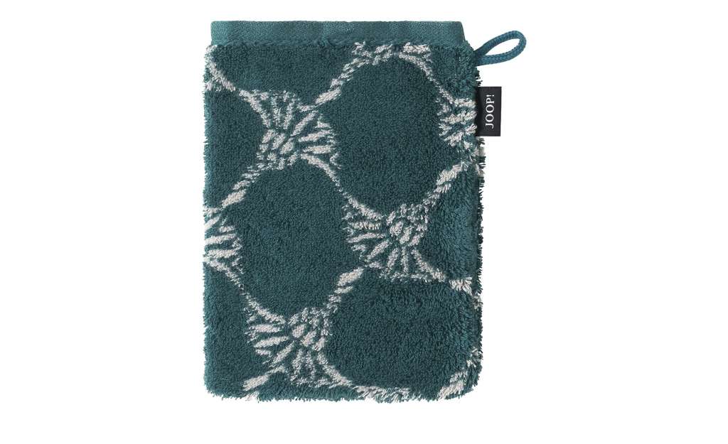 CaWö Waschhandschuh  JOOP! Statement Cornflower ¦ türkis/petrol ¦ 100% Baumwole ¦ Maße (cm): B: 16 Badtextilien und Zubehör > Handtücher & Badetücher > Waschhandschuhe & Seiftücher - Höffner
