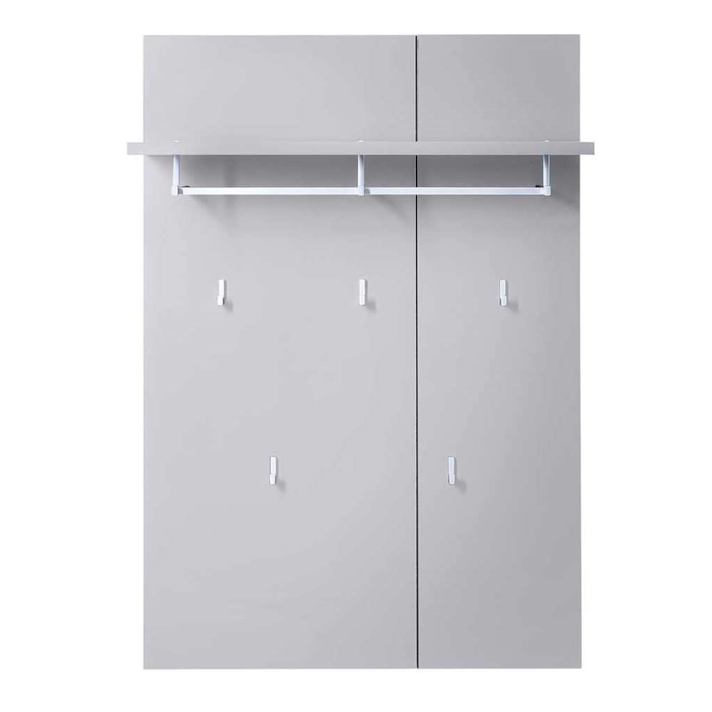 Hängegarderobe in Lichtgrau 80 cm breit