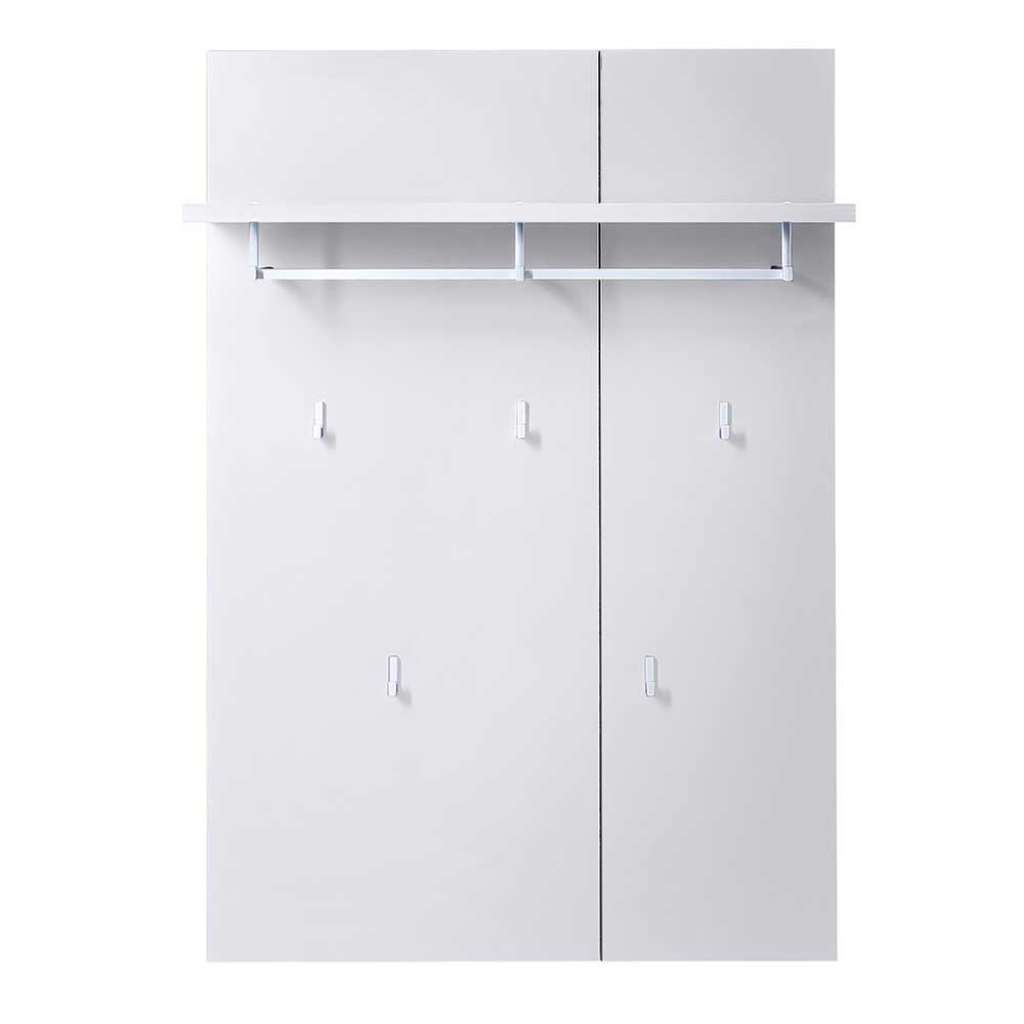 Garderobe in Weiß 80 cm breit