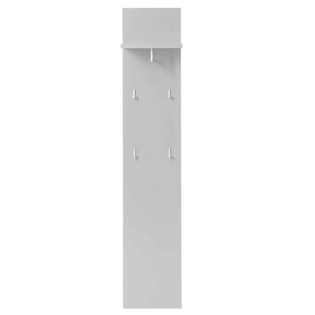 Hängegarderobe in Lichtgrau modern