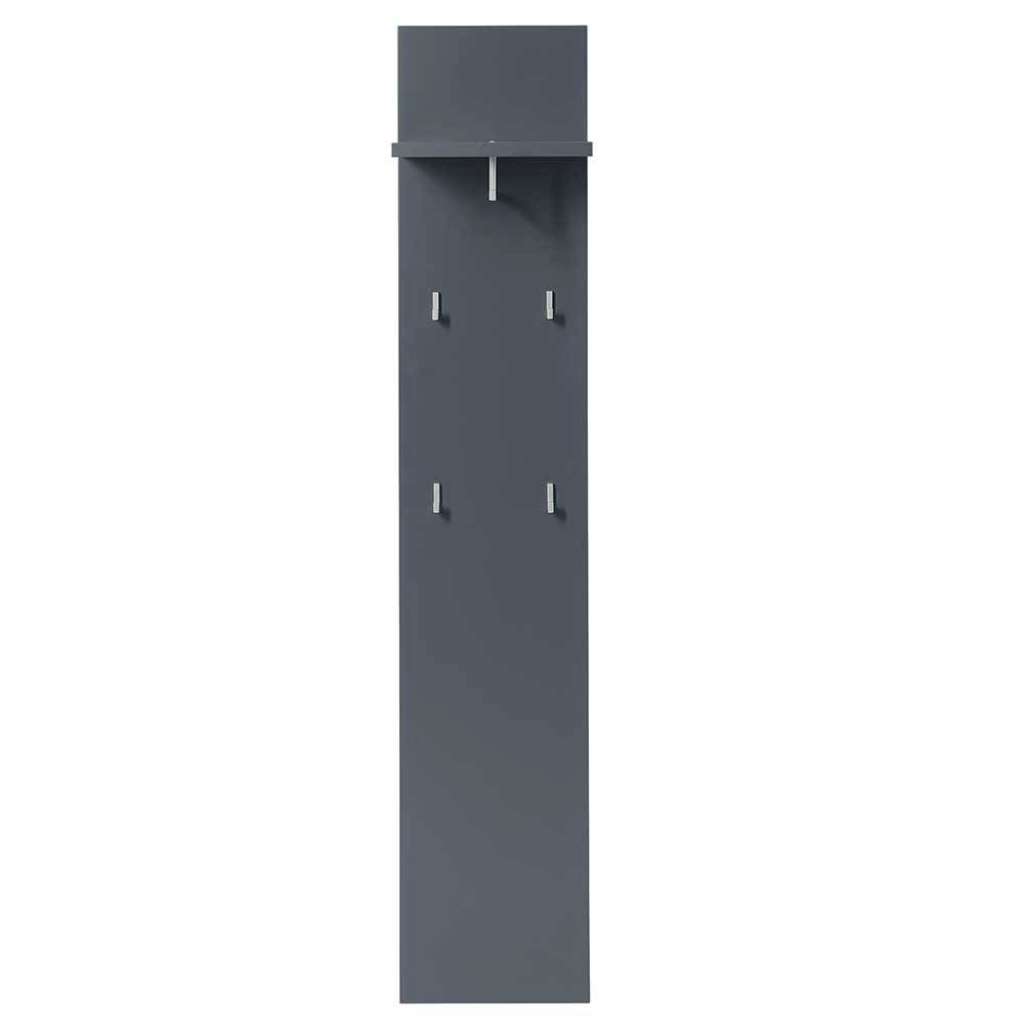 Wandgarderobe in Anthrazit modern