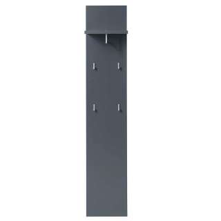 Wandgarderobe in Anthrazit modern