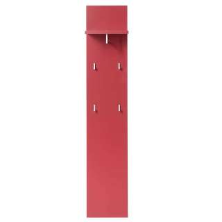 Garderobenpaneel in Rot modern