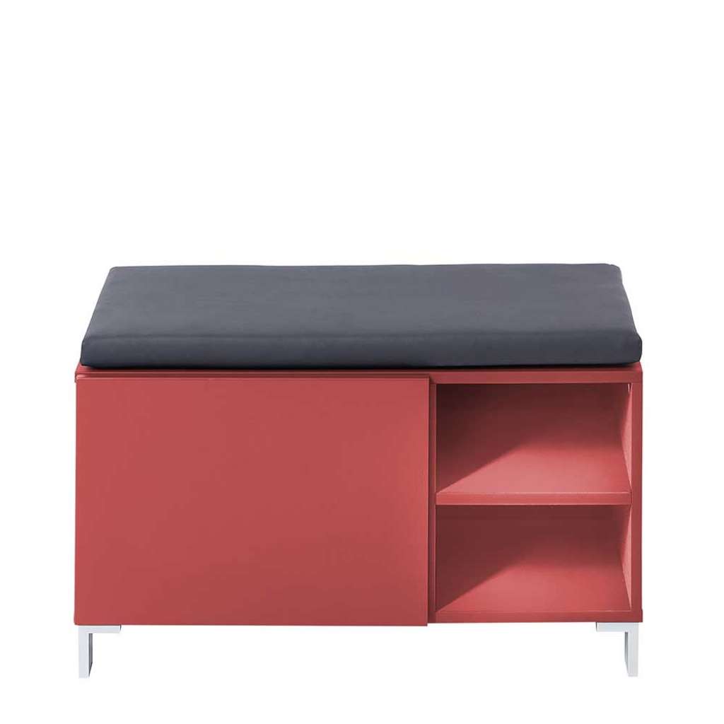 Garderobenbank in Rot Tür