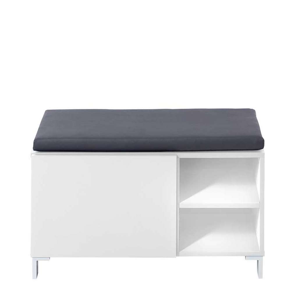 Flurbank in Weiß Tür