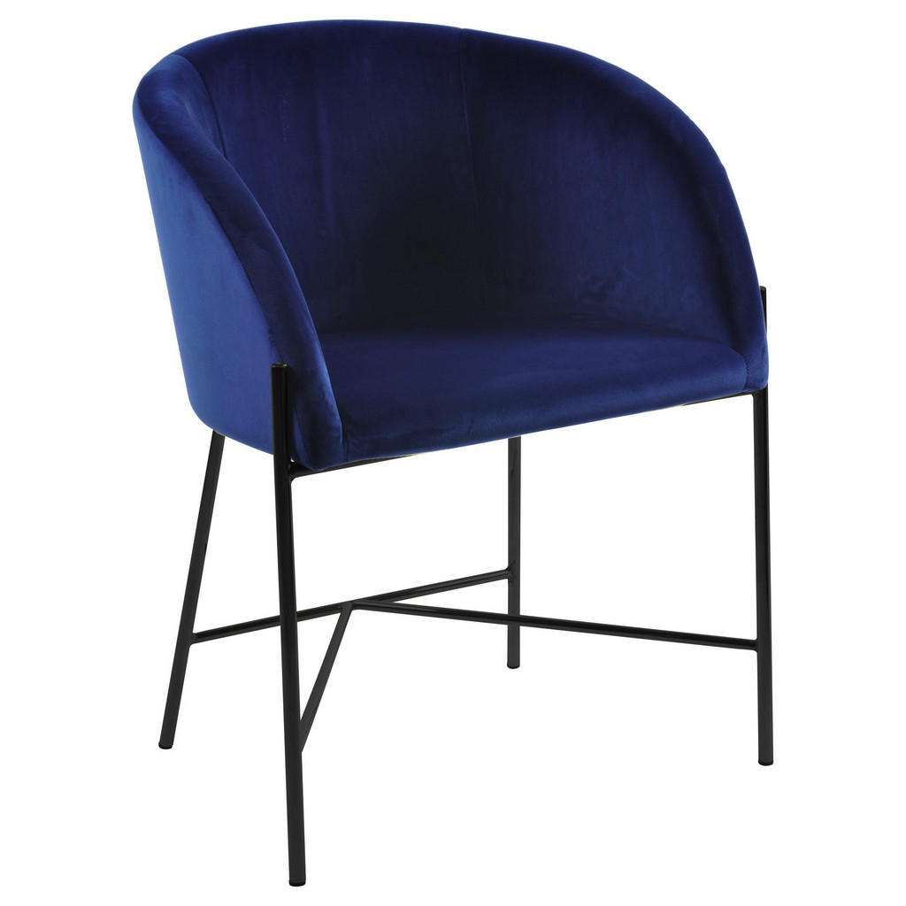 Carryhome ARMLEHNSTUHL Flachgewebe Blau