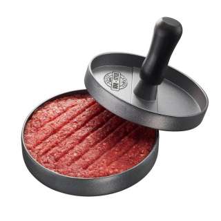 Gefu HAMBURGERPRESSE, Grau, Schwarz