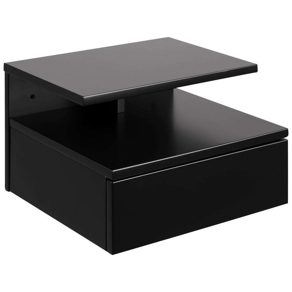 Carryhome NACHTKÄSTCHEN Schwarz 35/22,5/32 cm