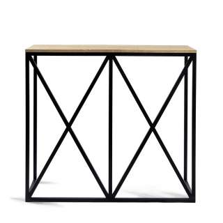 Tresentisch mit Eiche furniert 120 cm breit