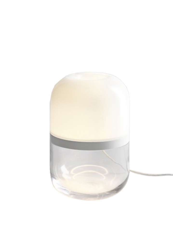Design House Stockholm - Demi Lamp Klein - weiß/klar - indoor