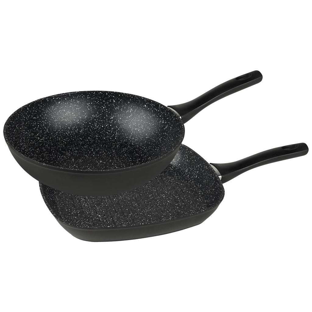 Homeware Profession. PFANNENSET Aluminium 2-teilig, Weiß