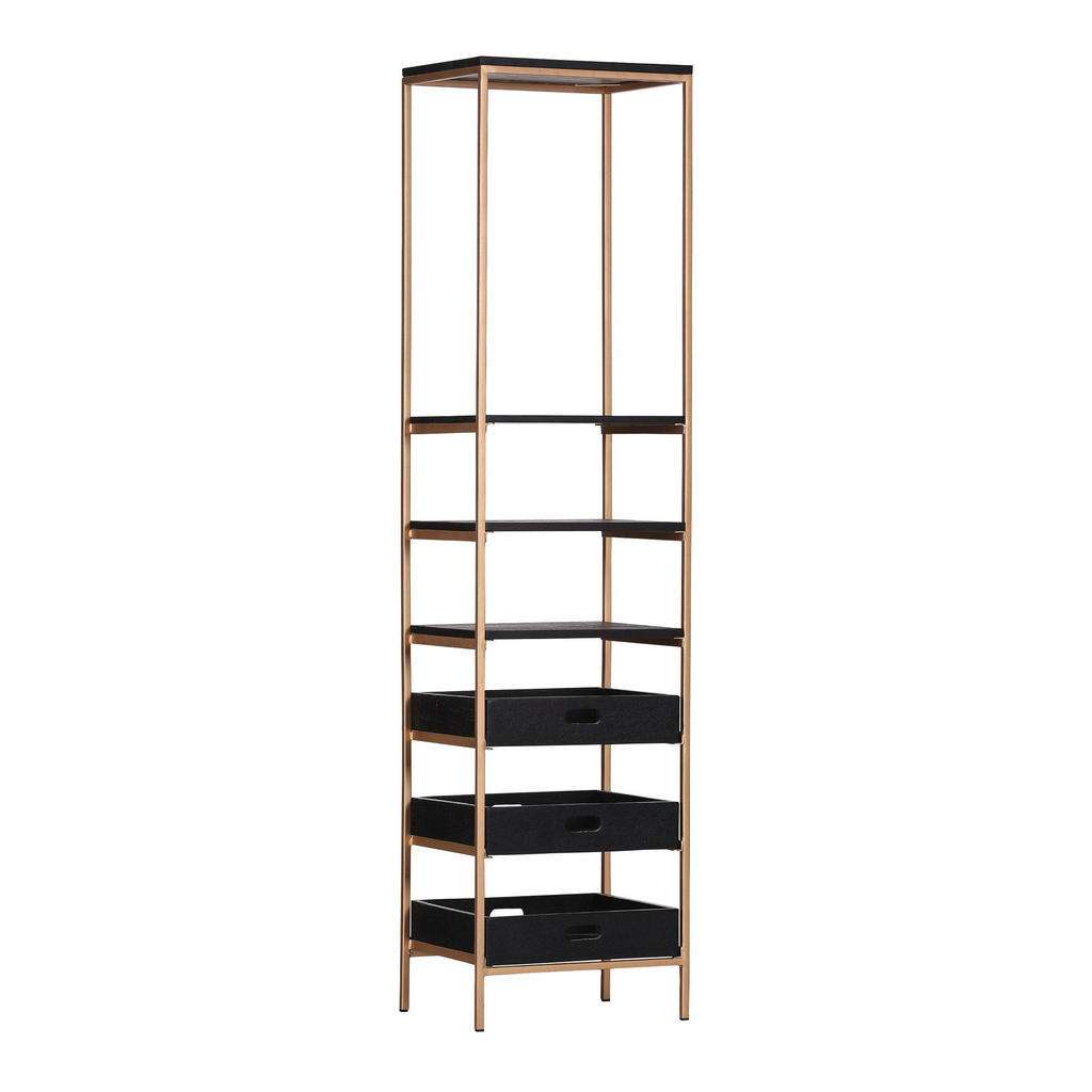 XXXL REGAL Akazie massiv Schwarz, Gold