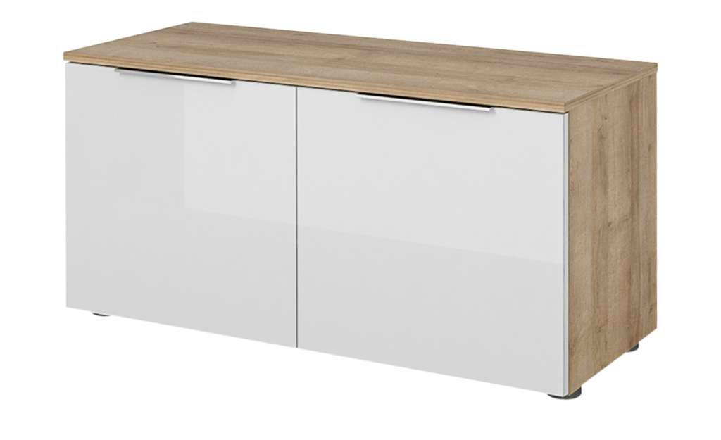 Garderobenbank  Vitreo ¦ weiß ¦ Maße (cm): B: 90,2 H: 46,4 T: 40 Garderoben & Kleiderstangen > Garderobenbänke & Schuhbänke - Höffner