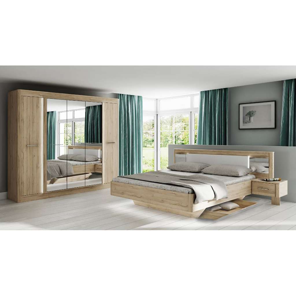 home24 Schlafzimmerset Tromoy (4-teilig)