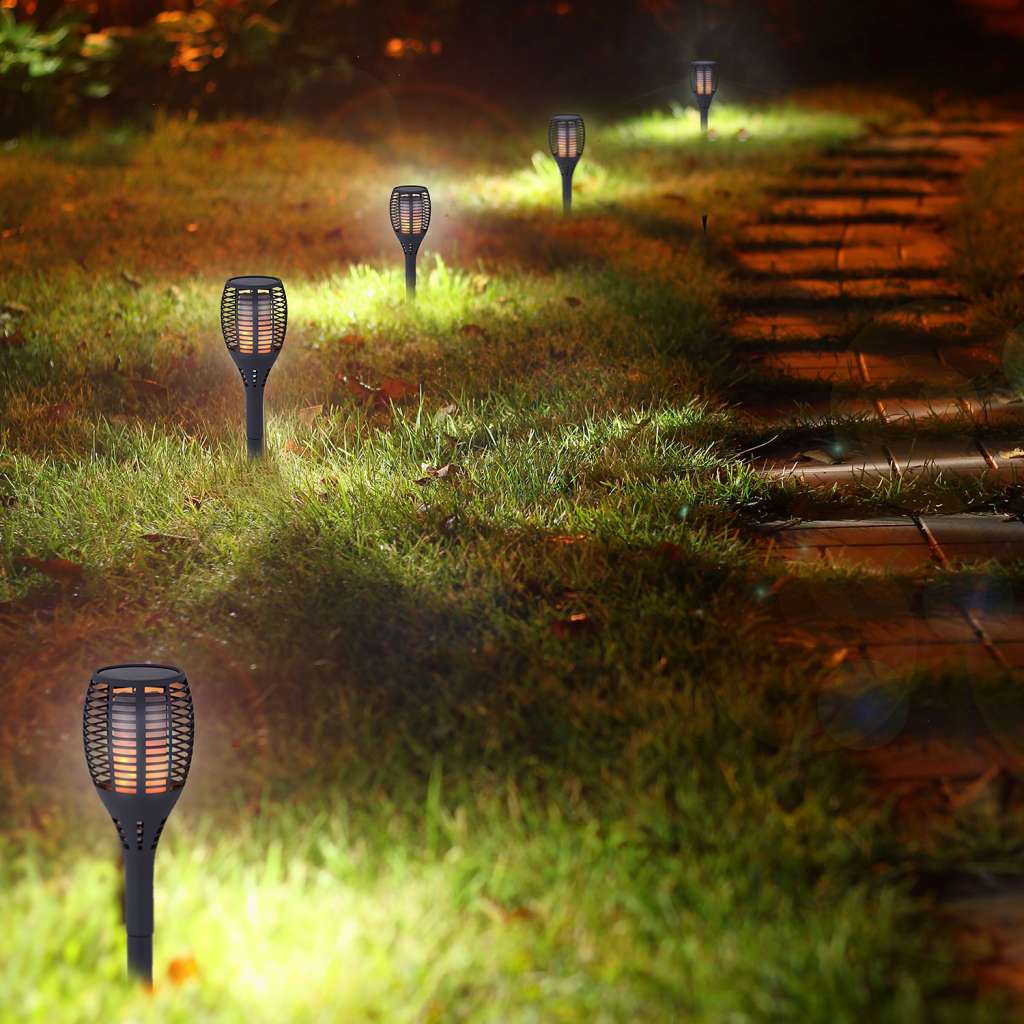 home24 LED-Wegeleuchte Fackel I