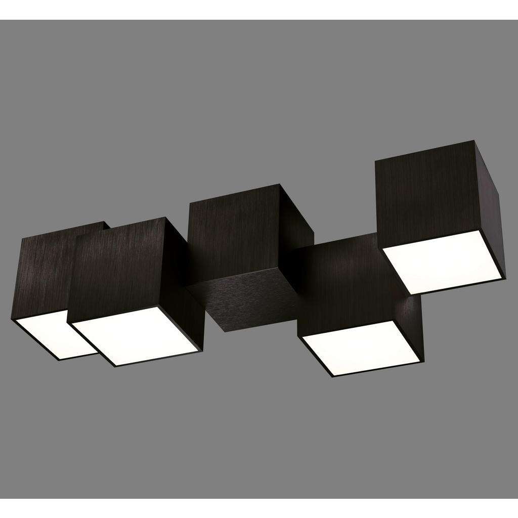 XXXL LED-DECKENLEUCHTE, Schwarz