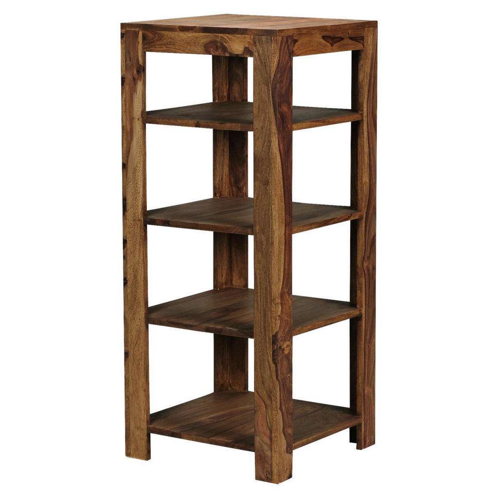 Carryhome STANDREGAL Sheesham massiv Braun